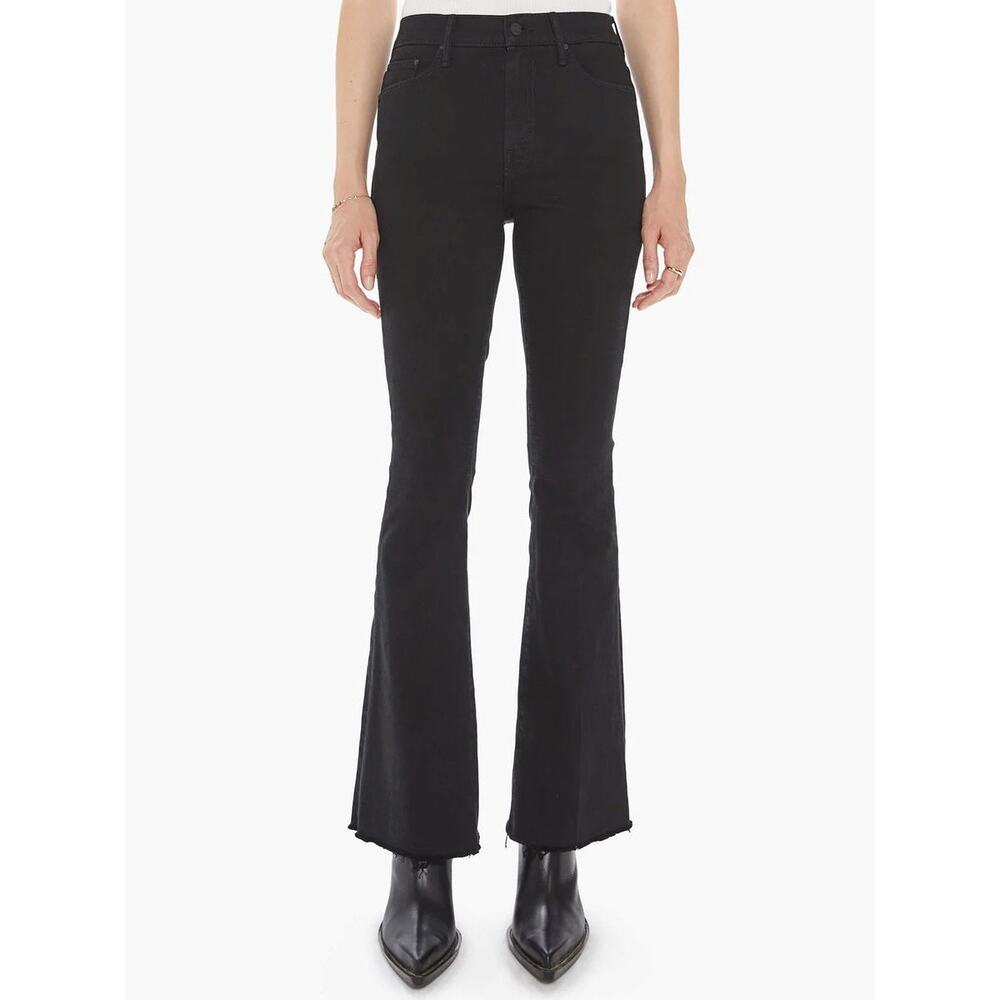 MOTHER Black Flare & Wide Leg Jeans